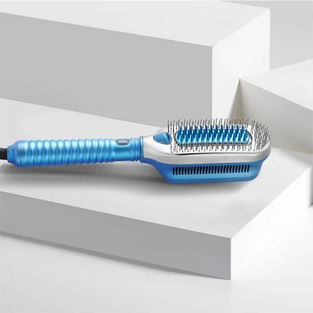 Ice Brush Dryer Straightening Brush