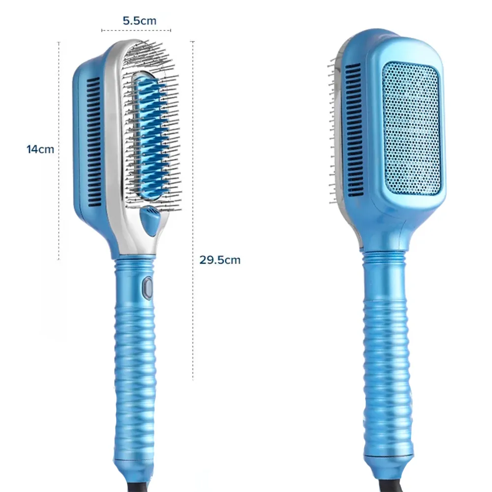 Ice Brush Dryer Straightening Brush