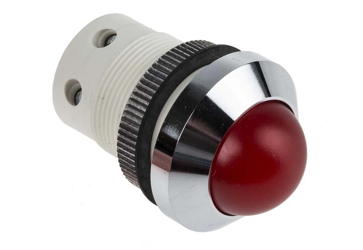 Indicatore da pannello Signal Construct Rosso  a LED, 20 → 28V, IP67, foro da 22mm