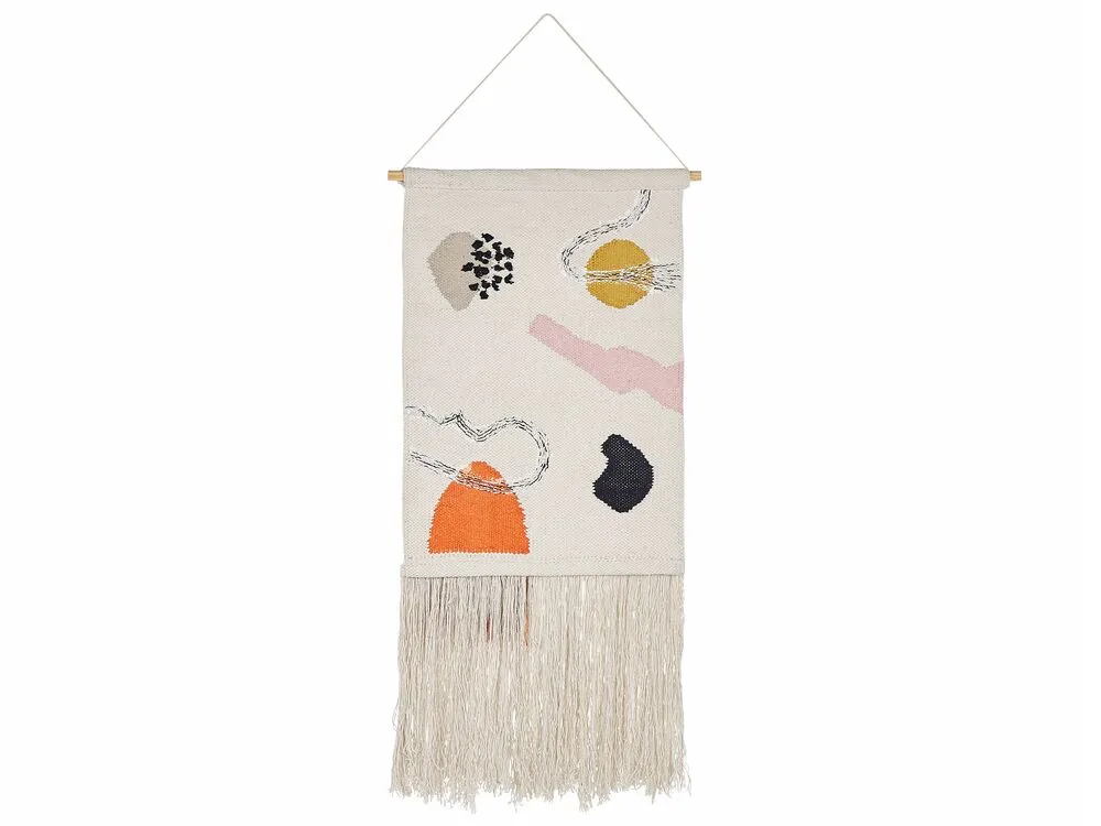 KALAT Decorazione da parete in tessuto 123 cm Multicolore Cotone
