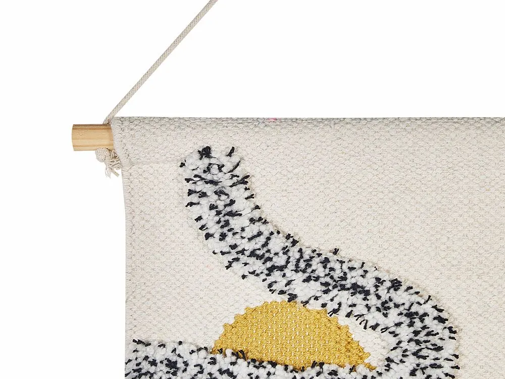 KALAT Decorazione da parete in tessuto 123 cm Multicolore Cotone
