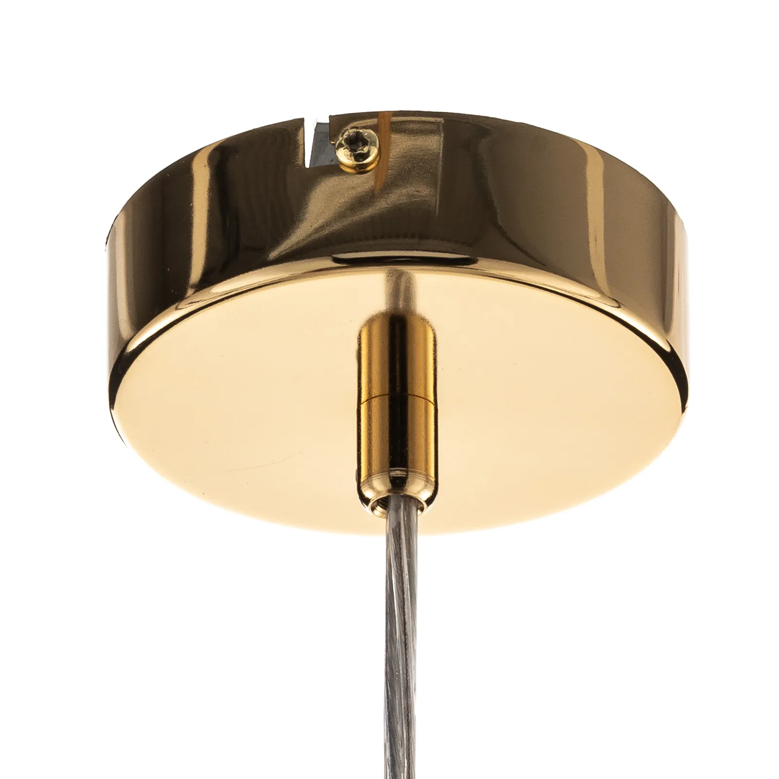 Lampada a sospensione Bloom, 4 luci, oro