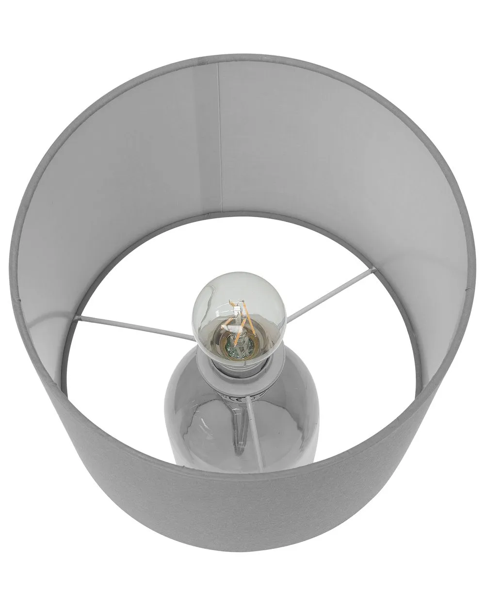 Lampada da tavolo DEVOLL Vetro Grigio