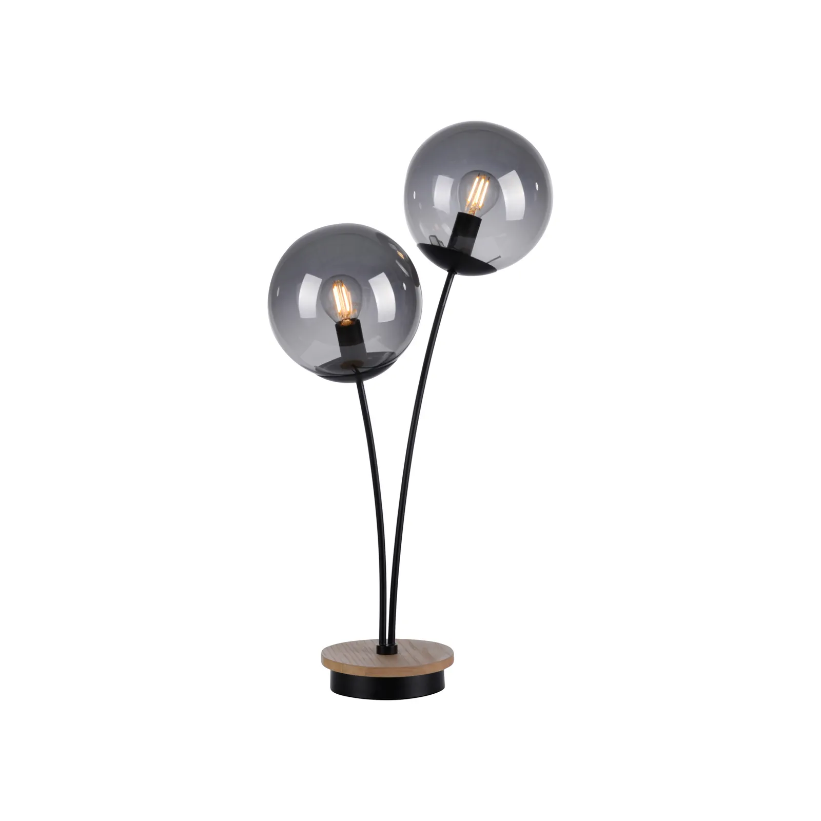 Lampada da tavolo Green Widow con paralume in vetro