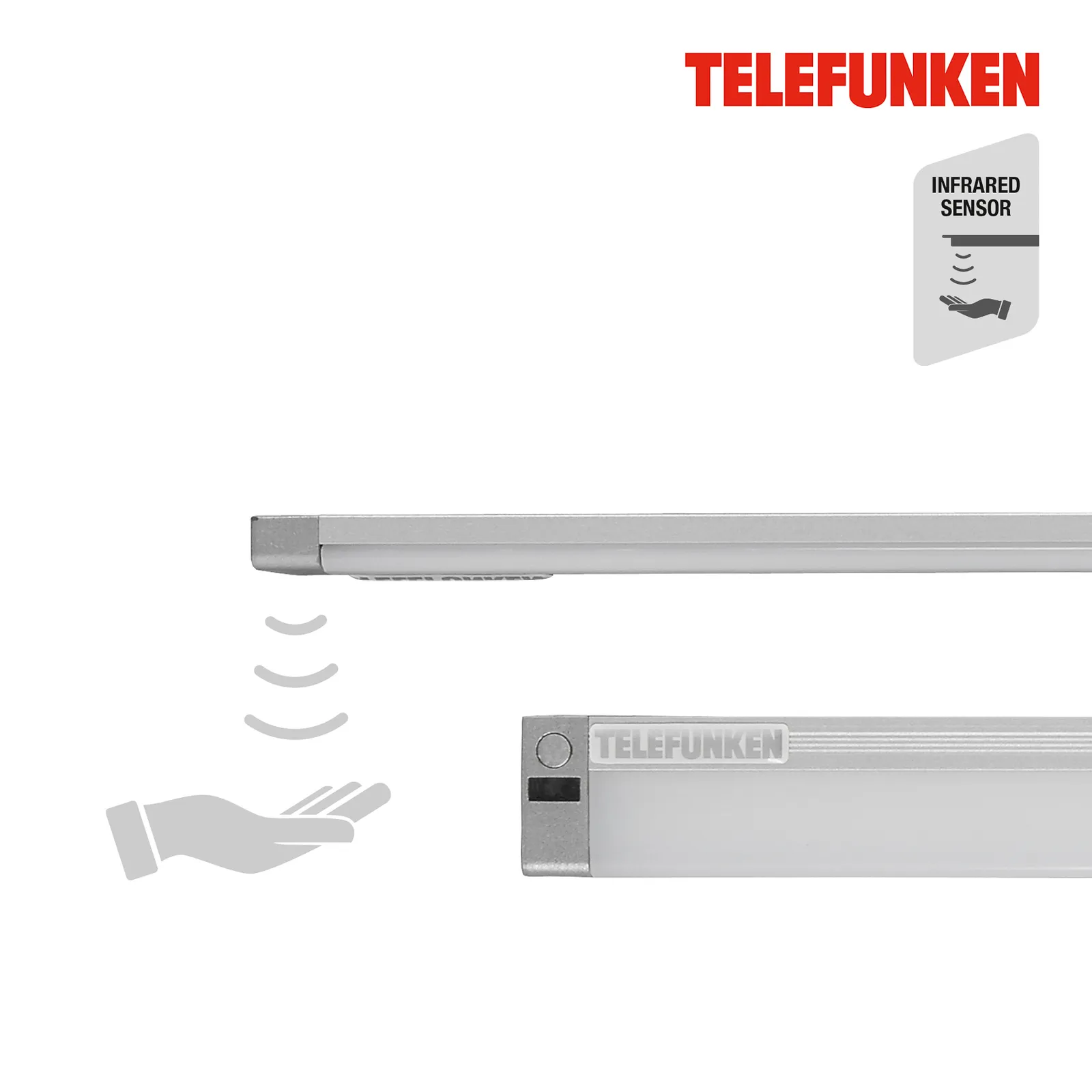 Lampada LED per mobili Zeus, lunghezza 57 cm