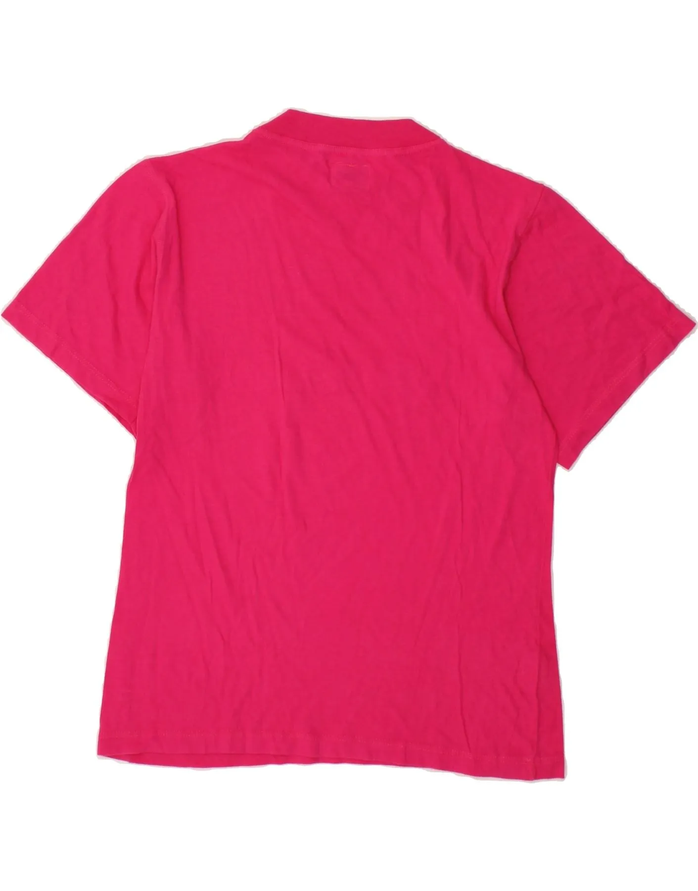 LAURA BIAGIOTTI Womens Graphic T-Shirt Top UK 12 Medium Pink Cotton