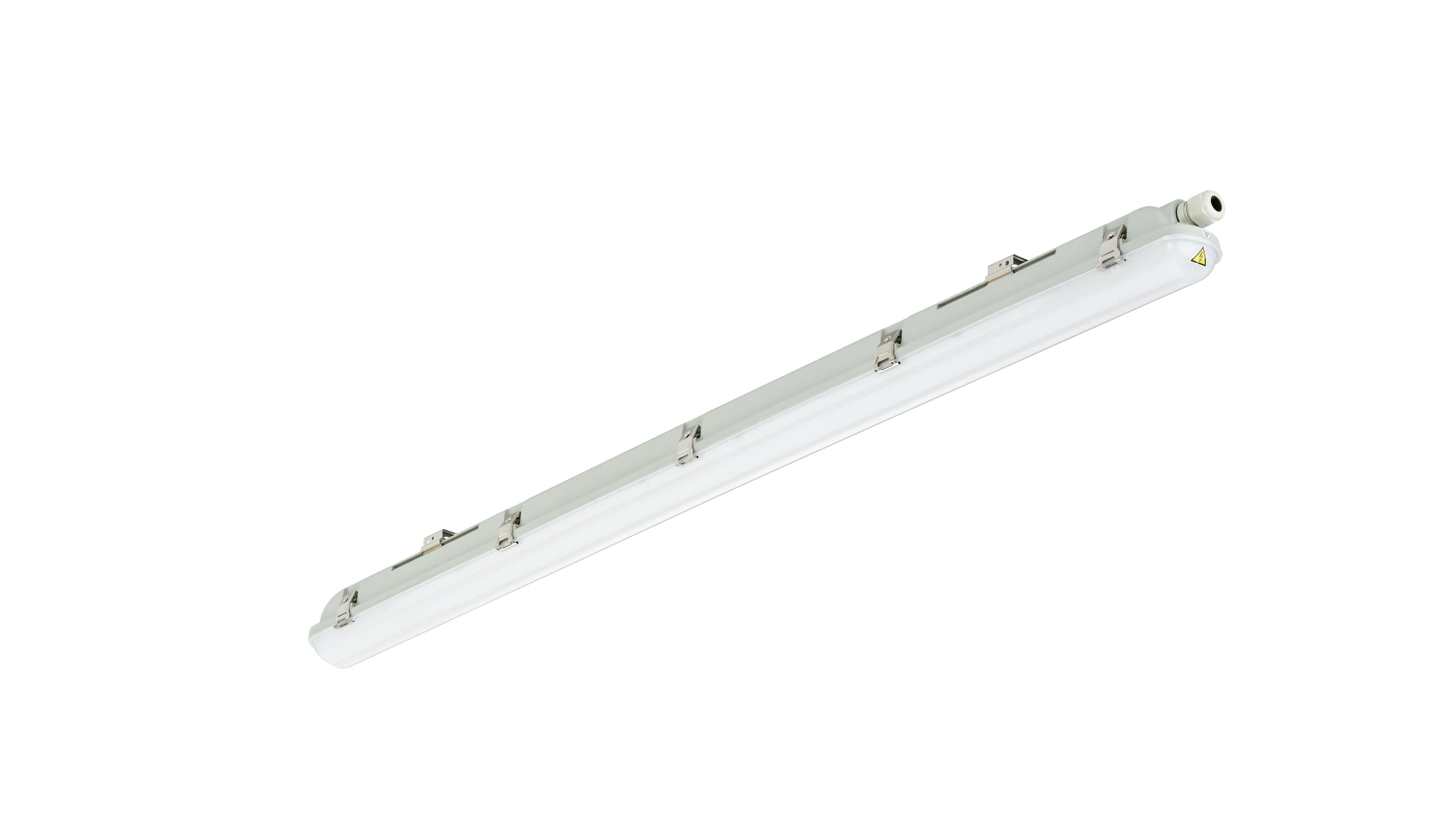 Ledinaire Stagna WT065C, (in brown Eco Packaging), 44 W, L1200 mm, 4800 lm, 4000 K, Simmetrica, Opale, IP65, IK08, TW1-ready, EL