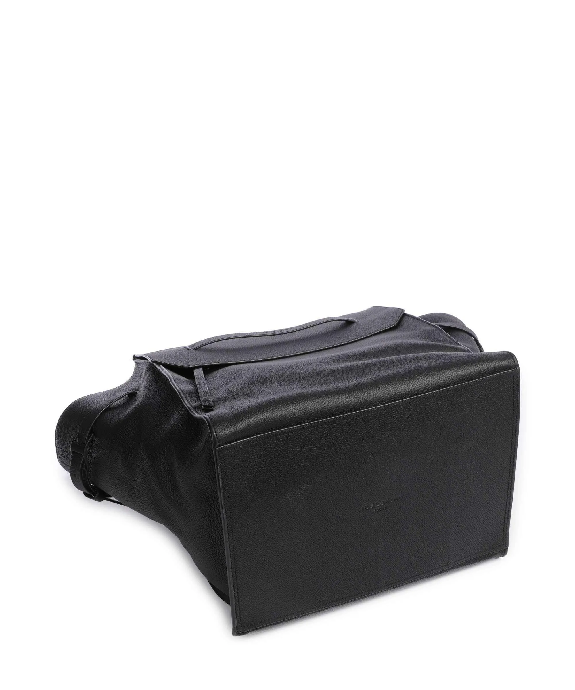  Liebeskind Lora Small Pebble L Borsa a mano pelle di vacchetta grana nero  