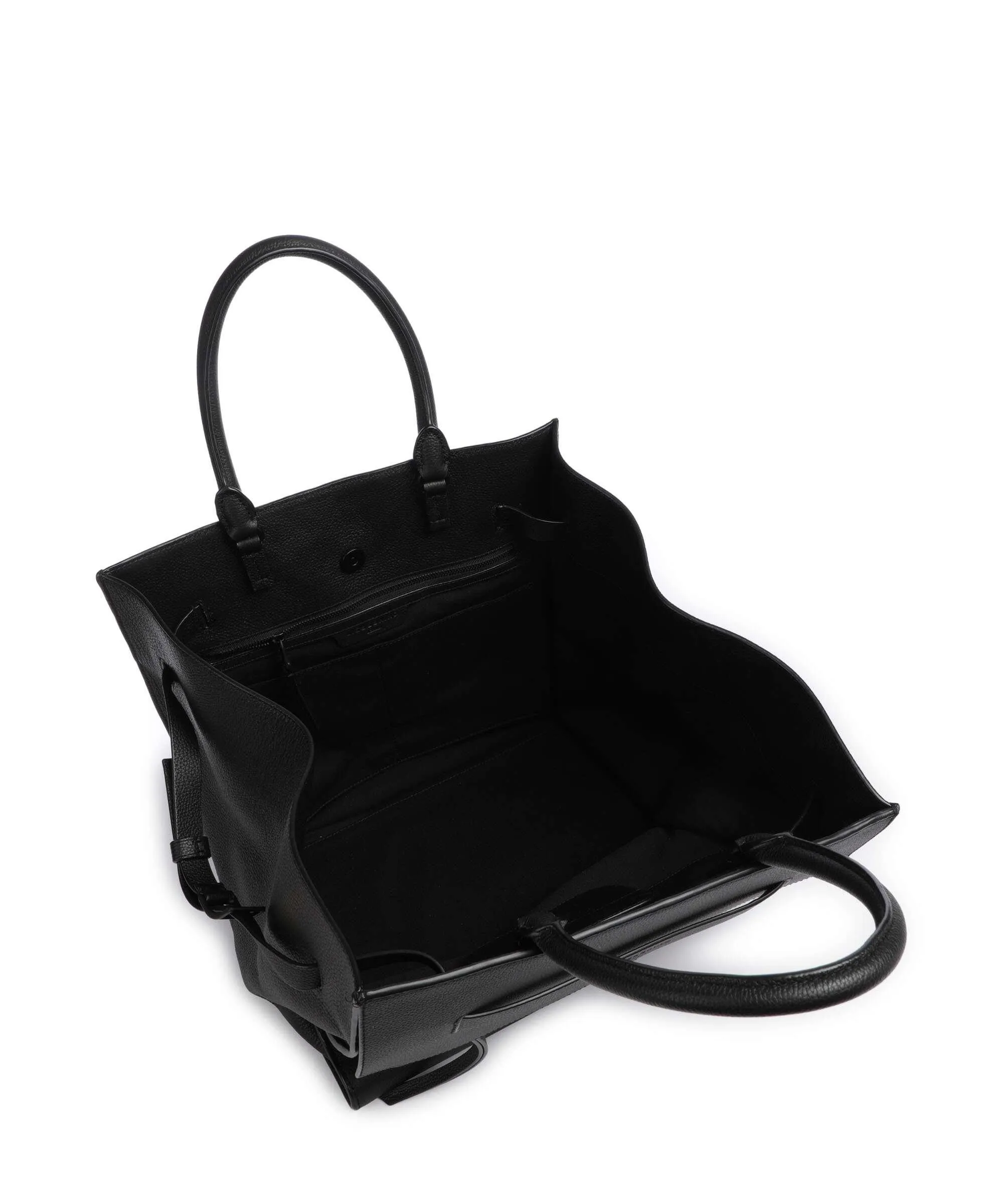  Liebeskind Lora Small Pebble L Borsa a mano pelle di vacchetta grana nero  