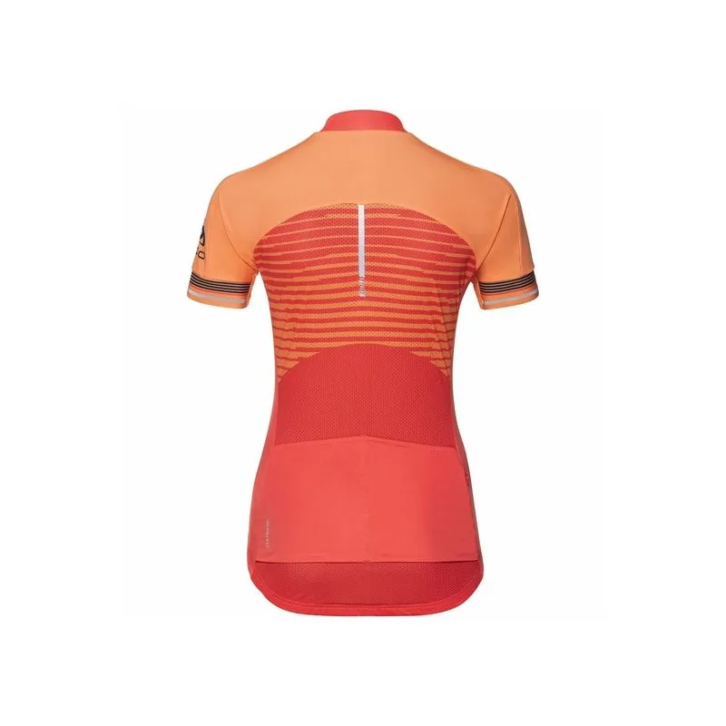 Maglia da ciclismo Odlo Zeroweight (Coral Orange) Donna