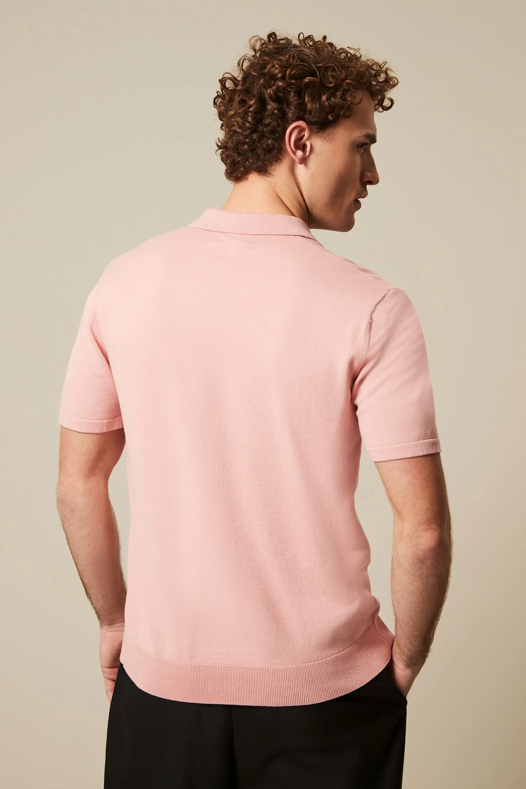 Maglia regular - Polo vestibilità con zip