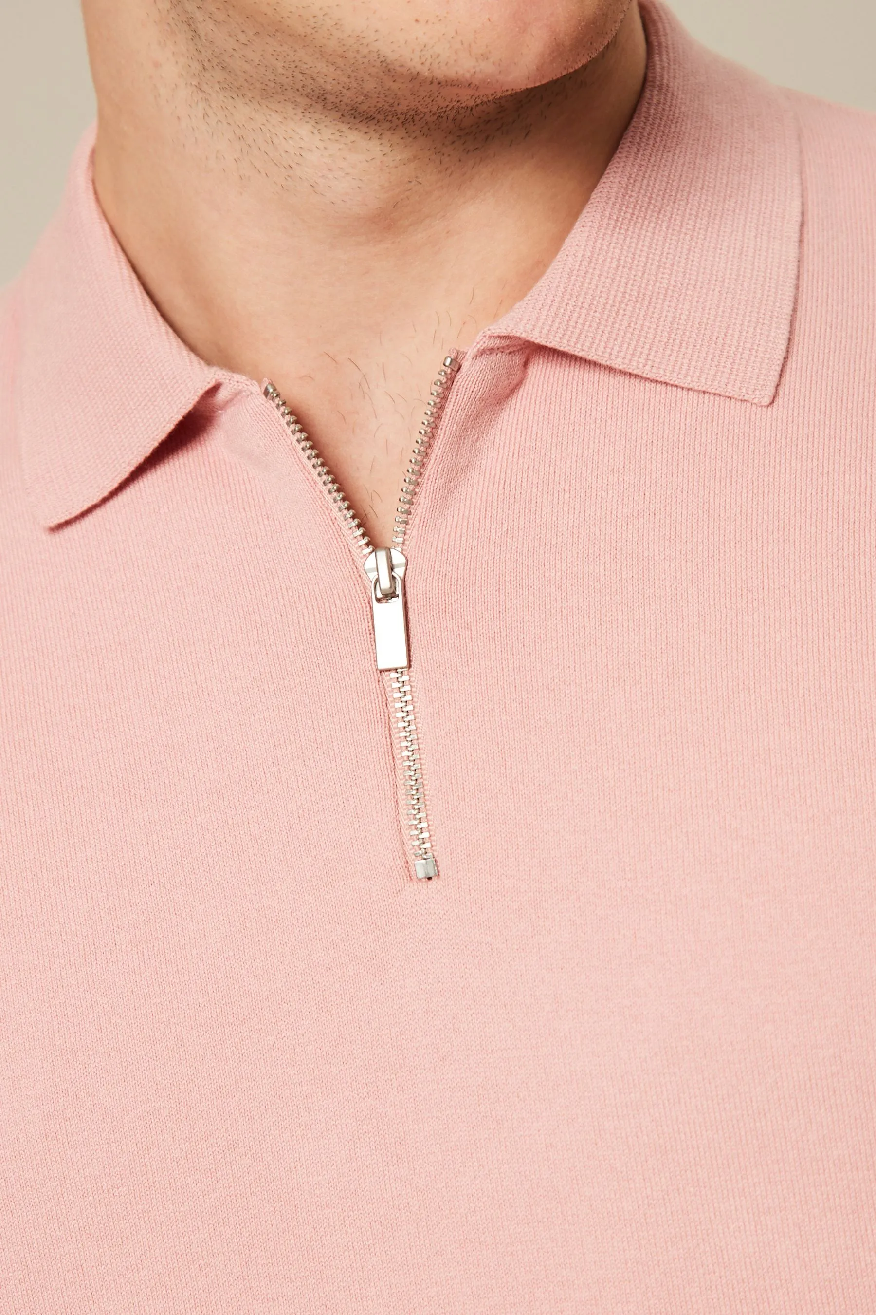 Maglia regular - Polo vestibilità con zip