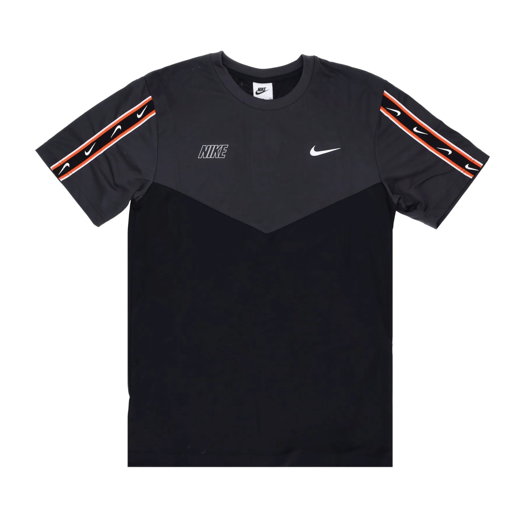 Maglietta Uomo Sportswear Repeat Sw Pk Tee Black/dk Smoke Grey/white