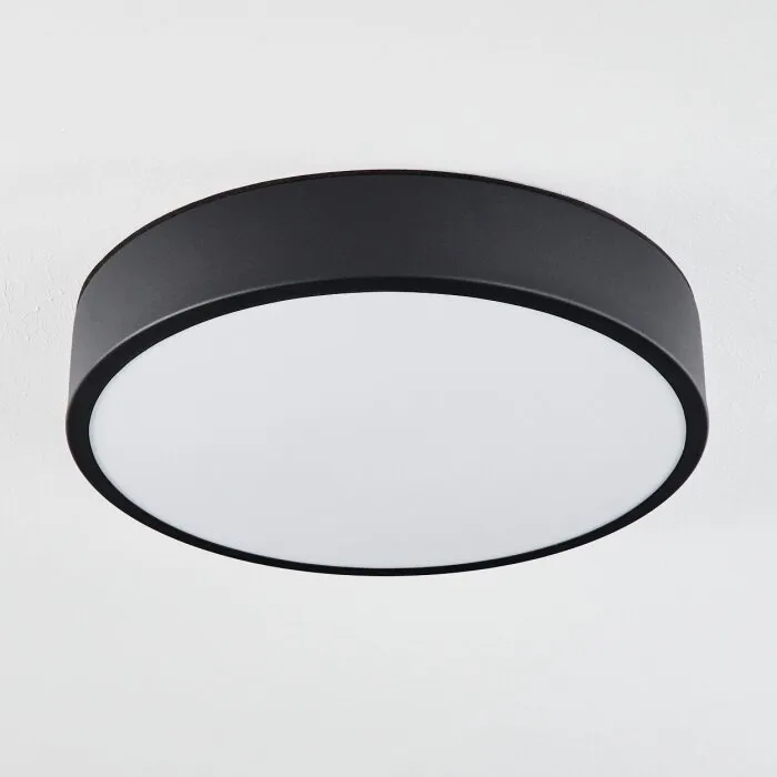 Maho Plafoniera LED Nero, 1-Luce