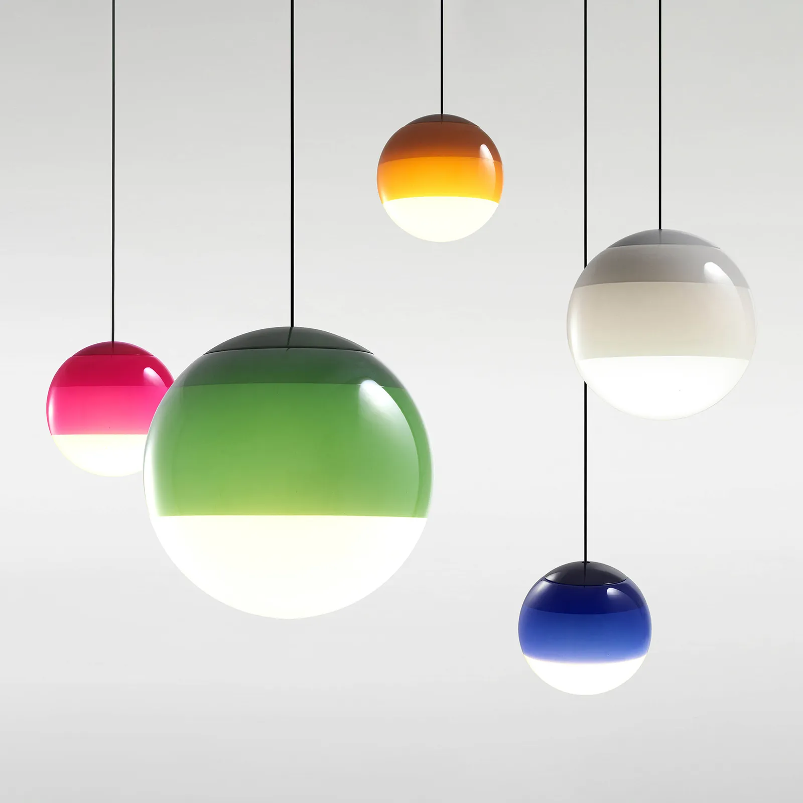 MARSET Dipping Light Lampada a sospensione a LED Ø 20 cm arancione