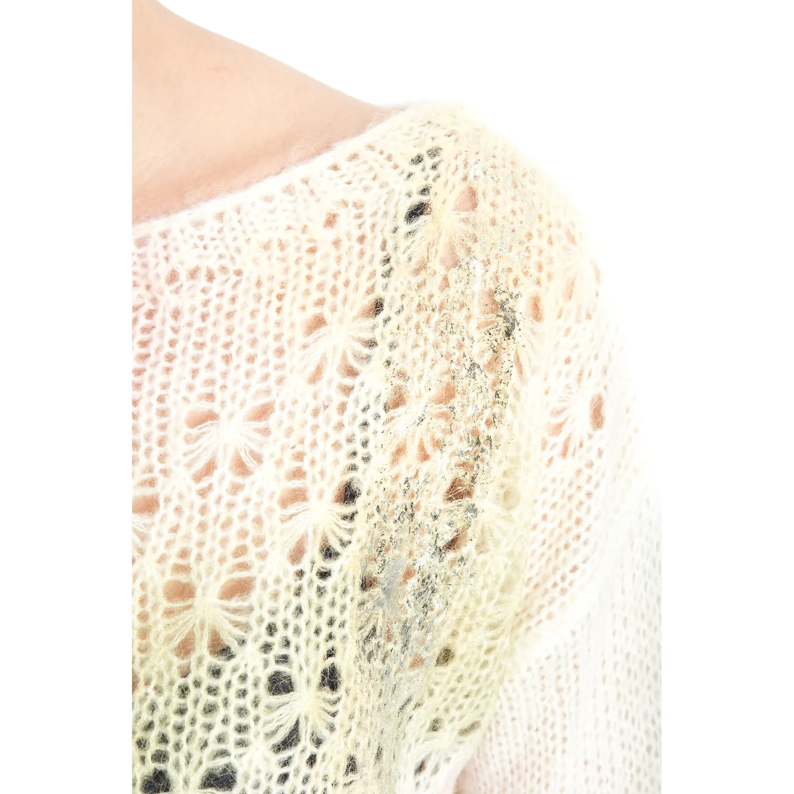 MARYLEY Maglia traforata FANTASY BEIGE Art. 5IB89E