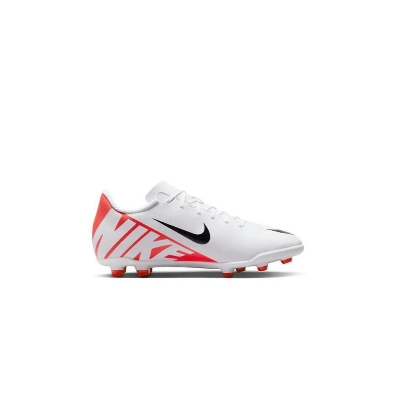 NIKE VAPOR 15 CLUB FG Jr SCARPA CALCIO RAGAZZO BAMBINO - READY PACK - BIANCO/ROSSO/NERO