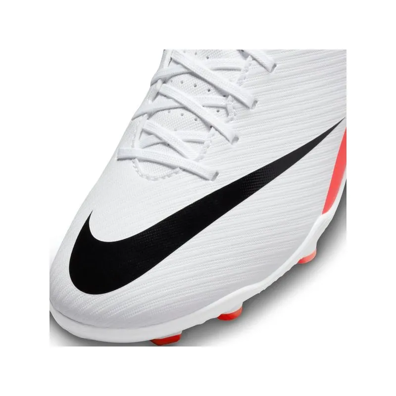 NIKE VAPOR 15 CLUB FG Jr SCARPA CALCIO RAGAZZO BAMBINO - READY PACK - BIANCO/ROSSO/NERO