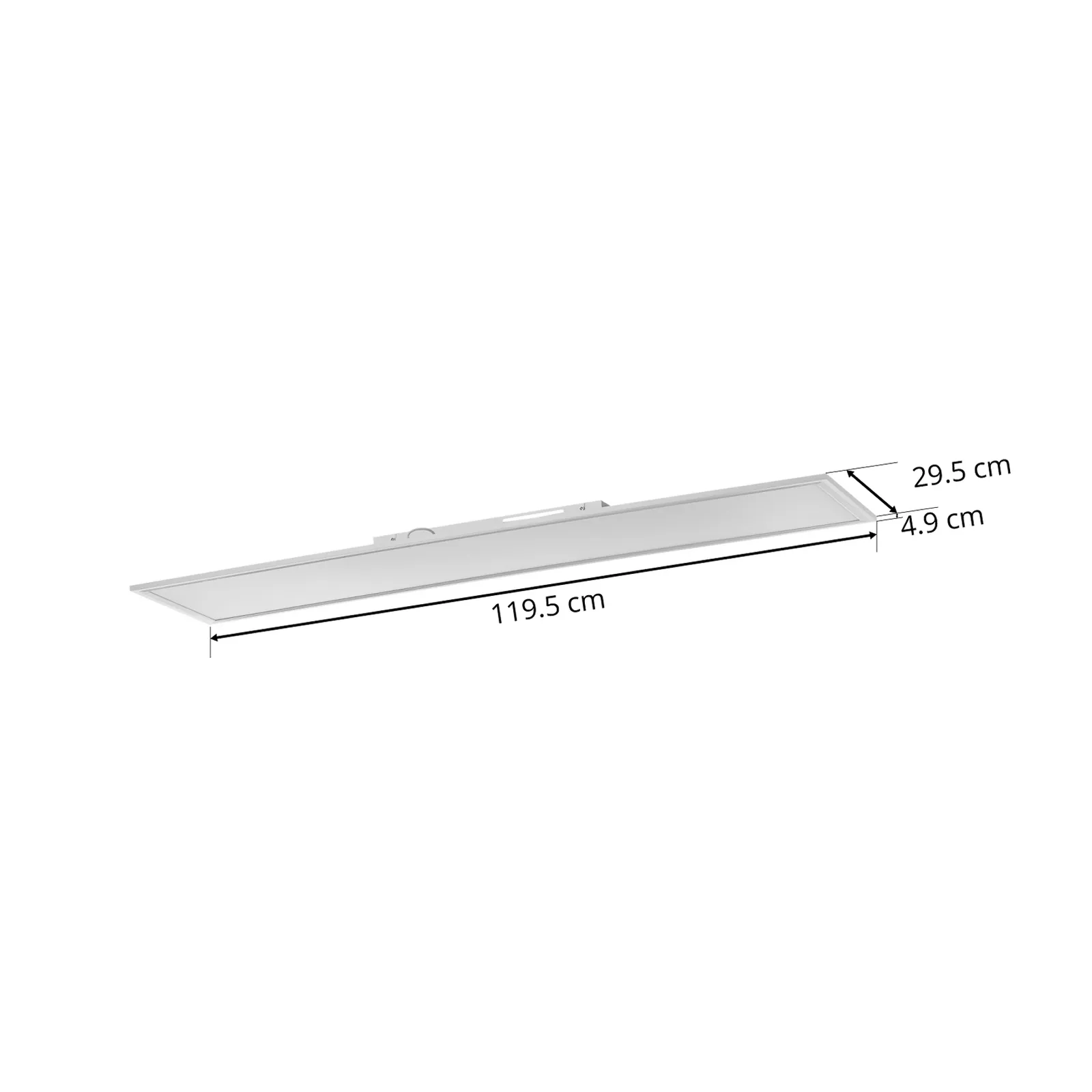 Pannello LED di Piatto, sensore, 119,5 x 29,5 cm