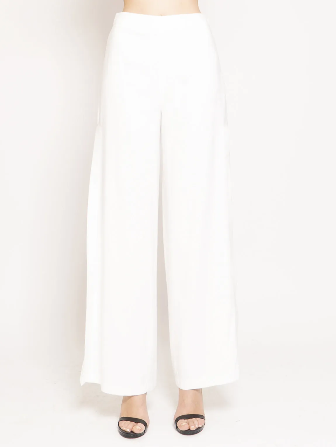 Pantalone con Spacchi Bianco