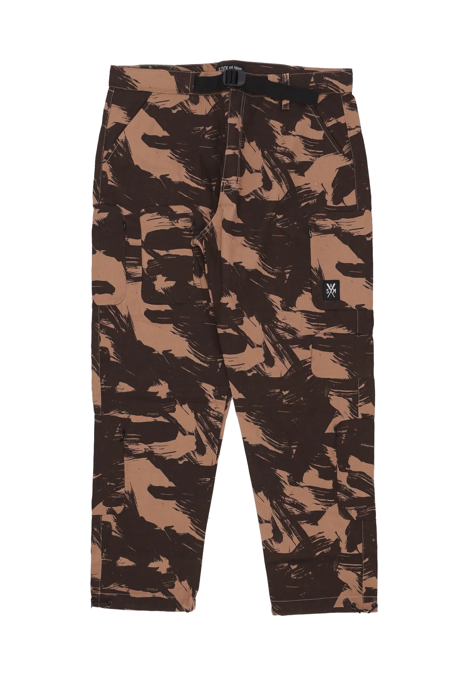 Pantalone Lungo Uomo Hidden Cargo Pants Brown/camo