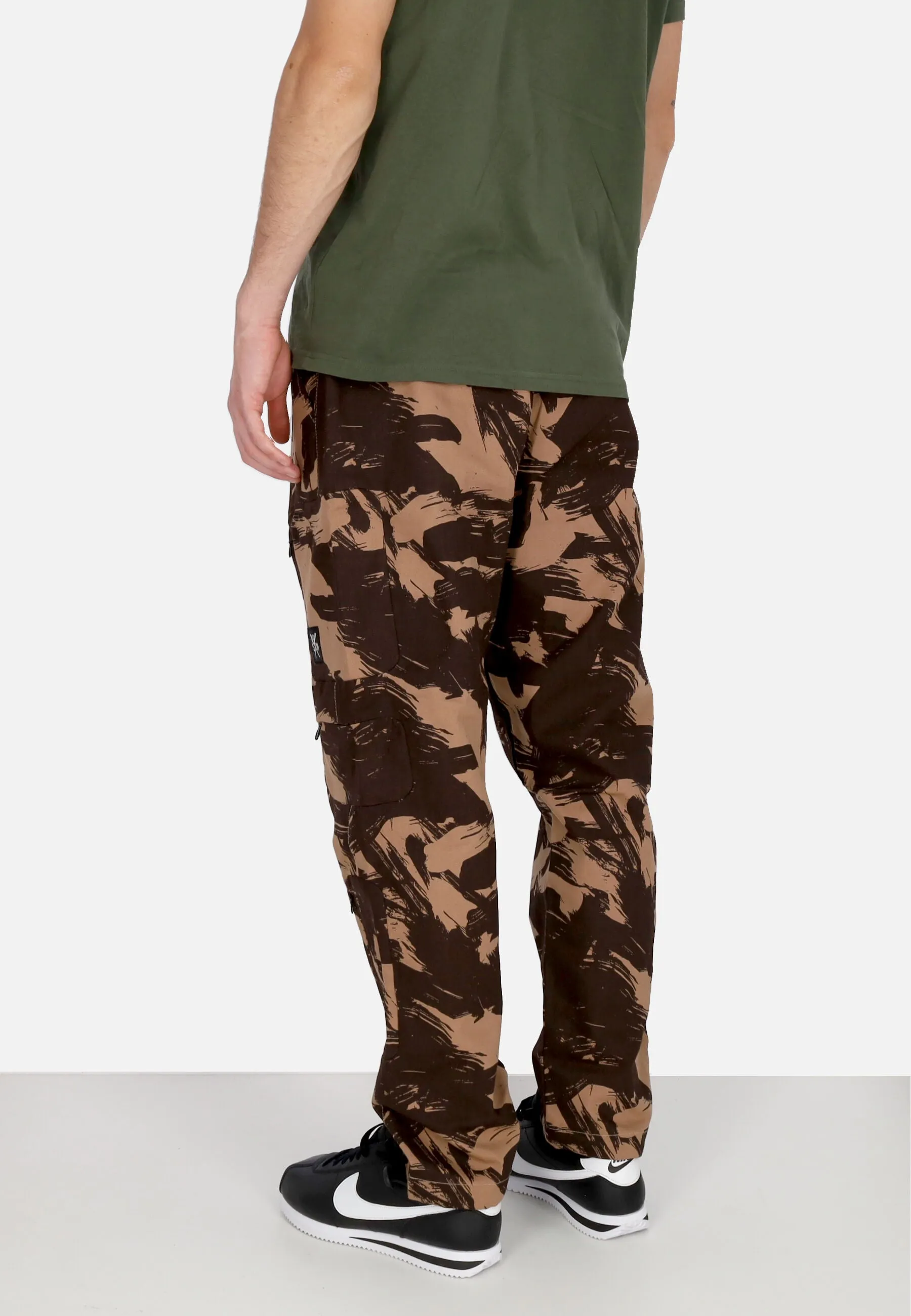 Pantalone Lungo Uomo Hidden Cargo Pants Brown/camo