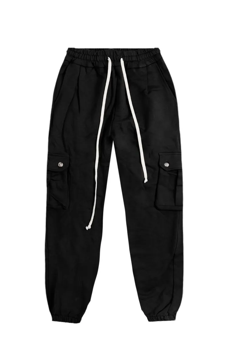 PANTALONE TUTA UOMO RAYZ KB JACARE NERO