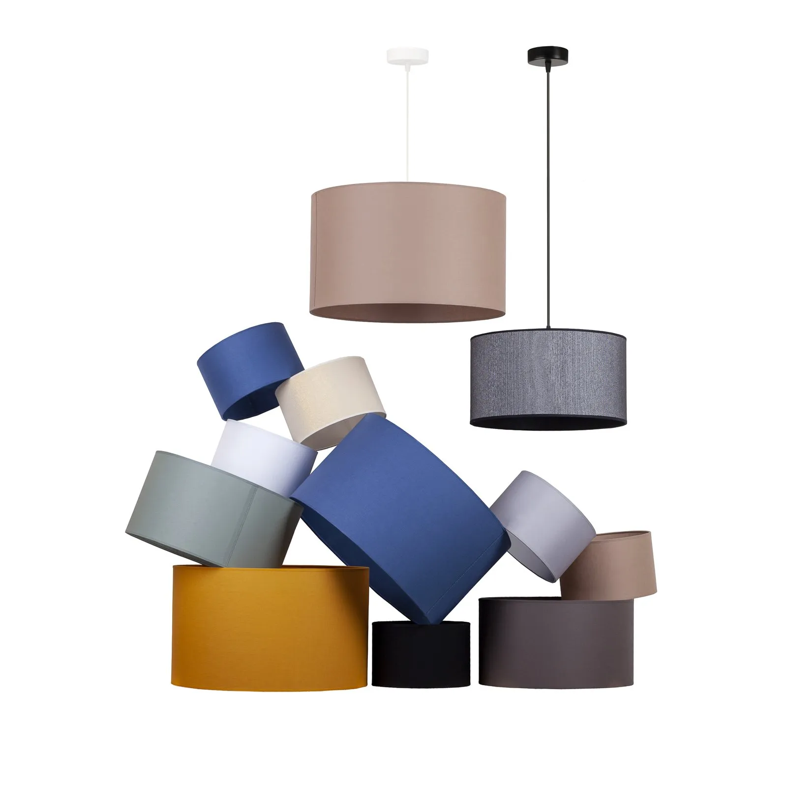 Paralume Roller Ø 50 cm, colore terra