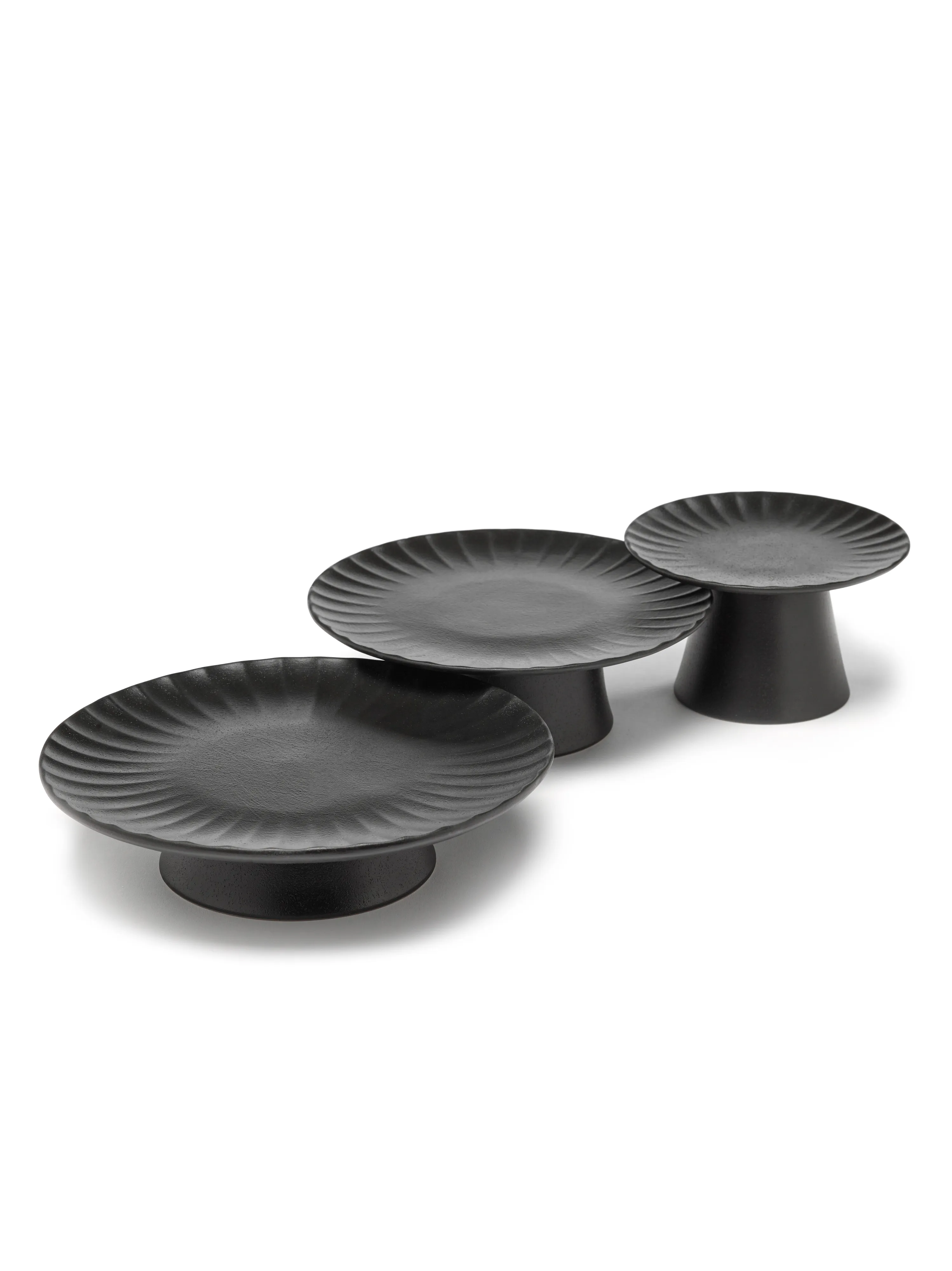 Piatto per dolci L Inku Ø 24 cm.jn{font-size:18px}Nero