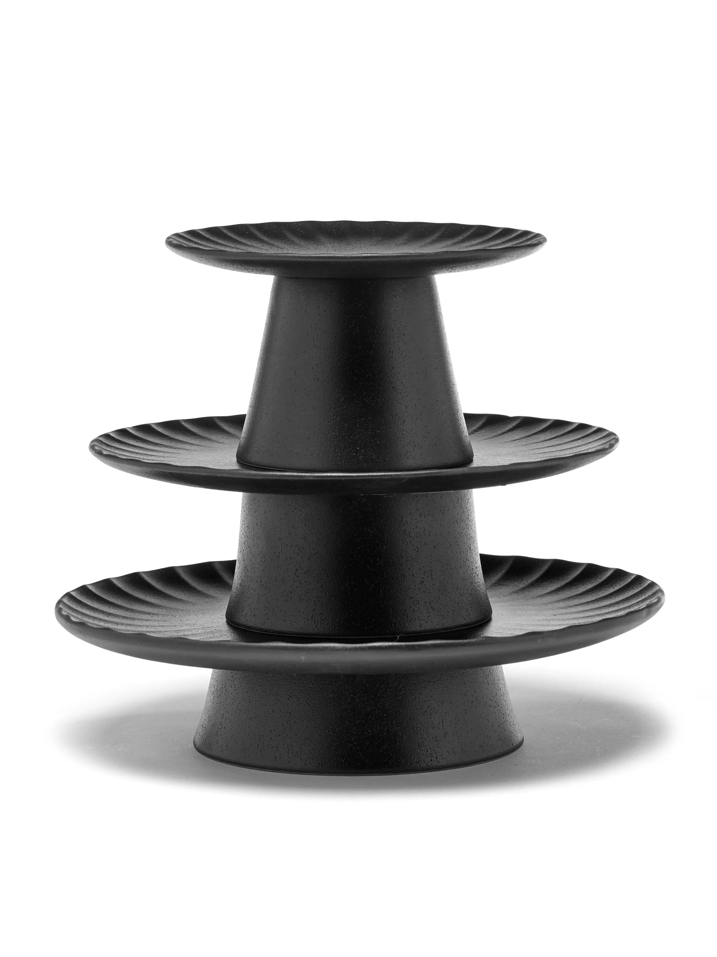 Piatto per dolci L Inku Ø 24 cm.jn{font-size:18px}Nero