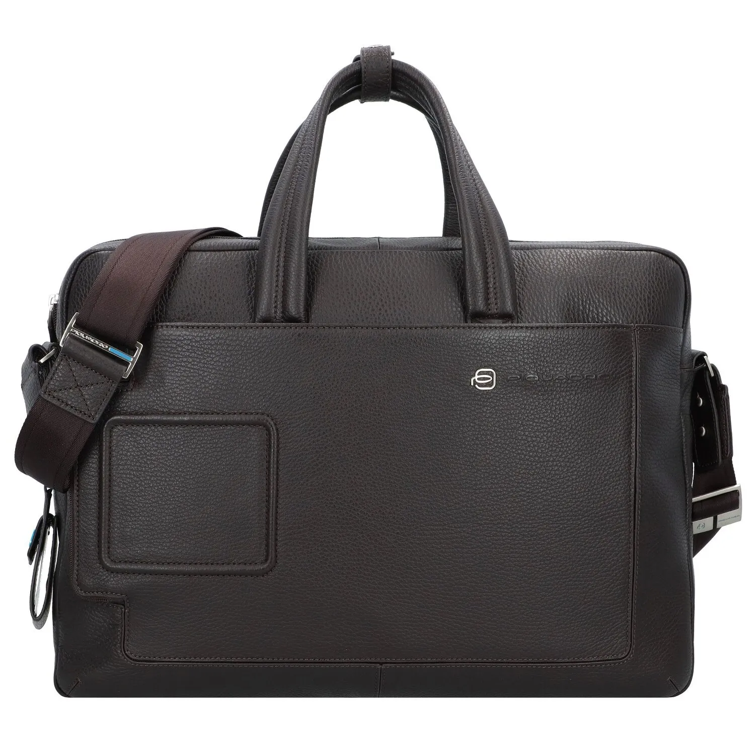 Piquadro Cartella in pelle con scomparto per laptop da 44 cm