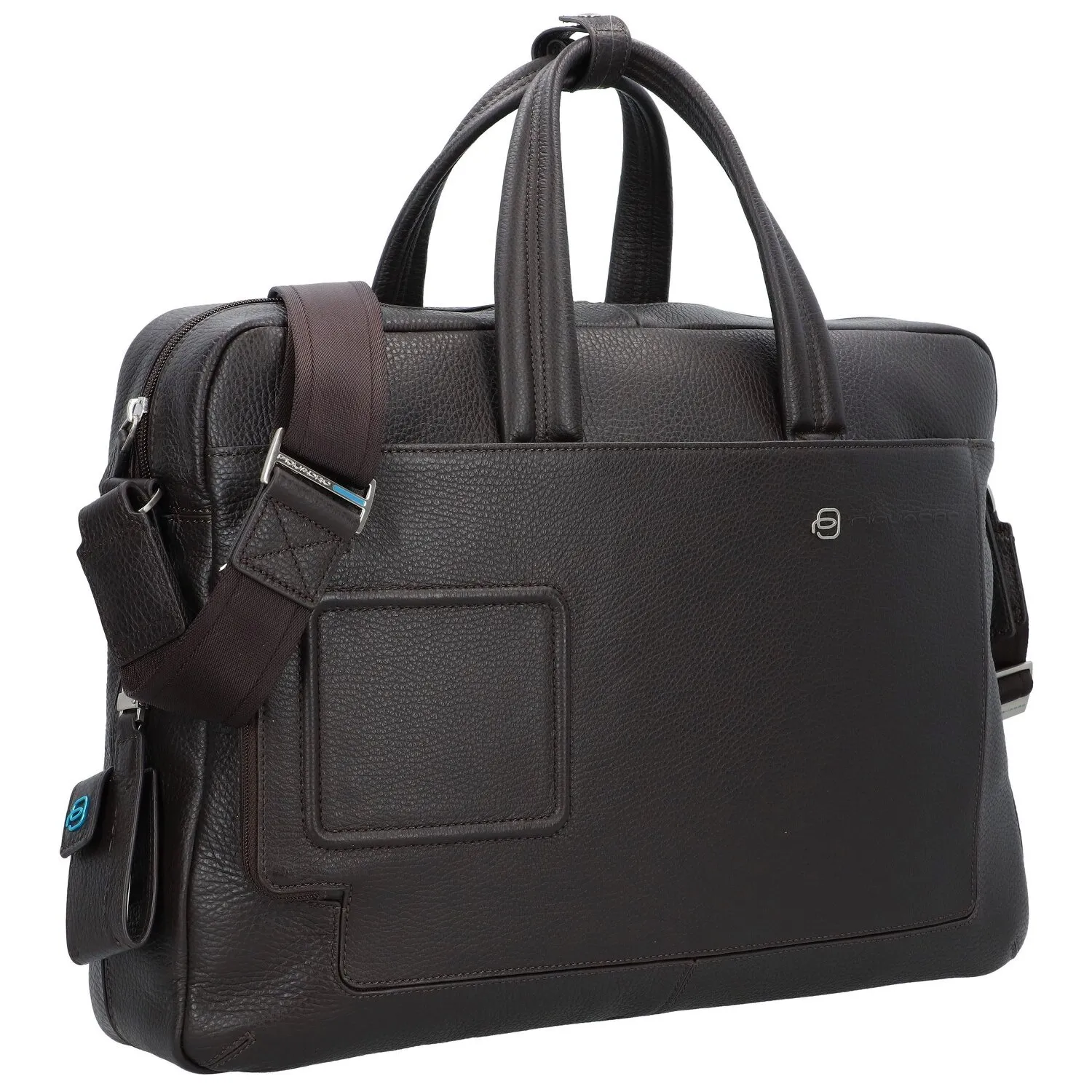 Piquadro Cartella in pelle con scomparto per laptop da 44 cm