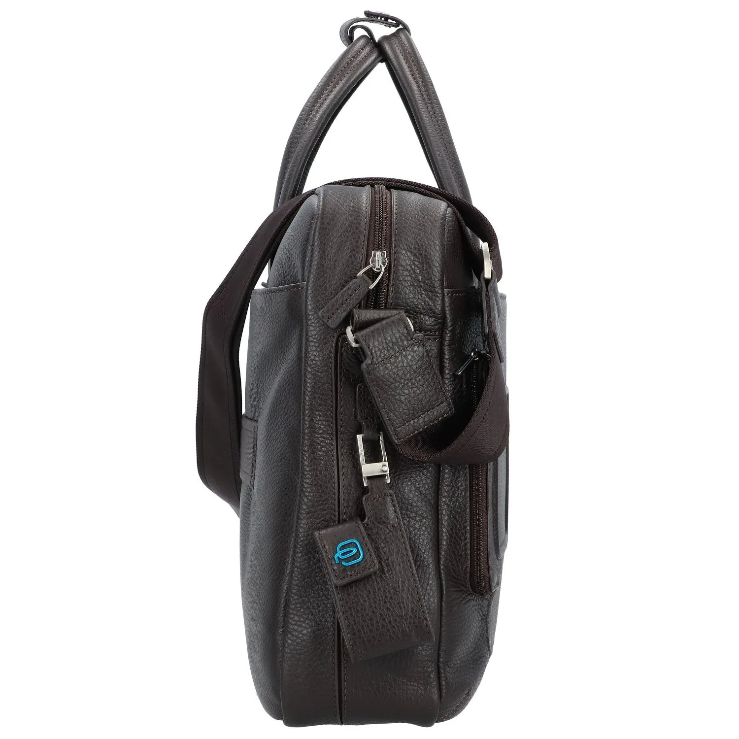 Piquadro Cartella in pelle con scomparto per laptop da 44 cm