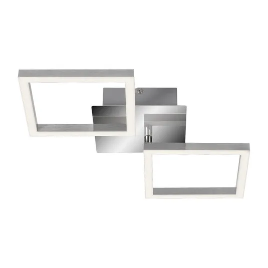 Plafoniera Frame LED, 3.000 K, cromo