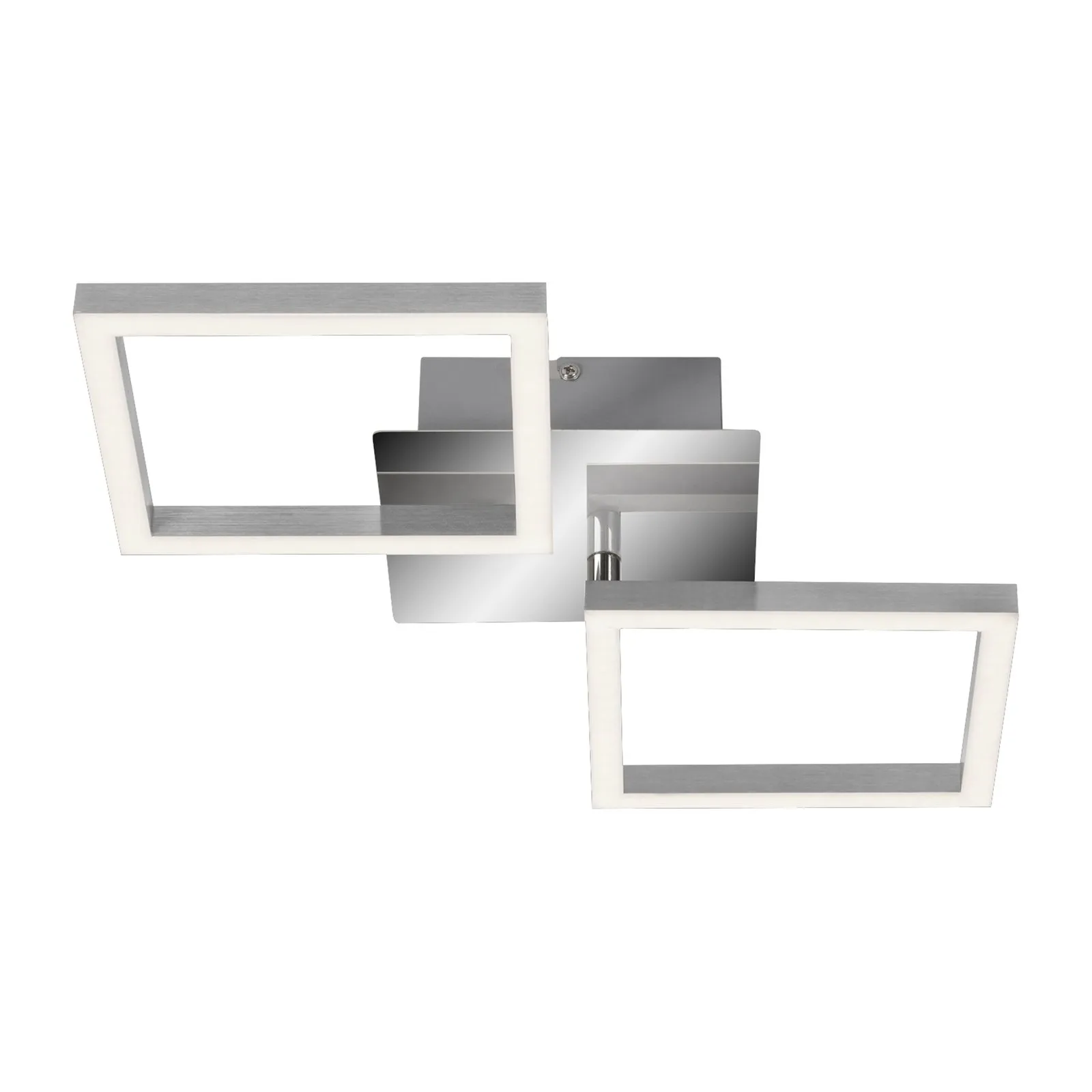 Plafoniera Frame LED, 3.000 K, cromo