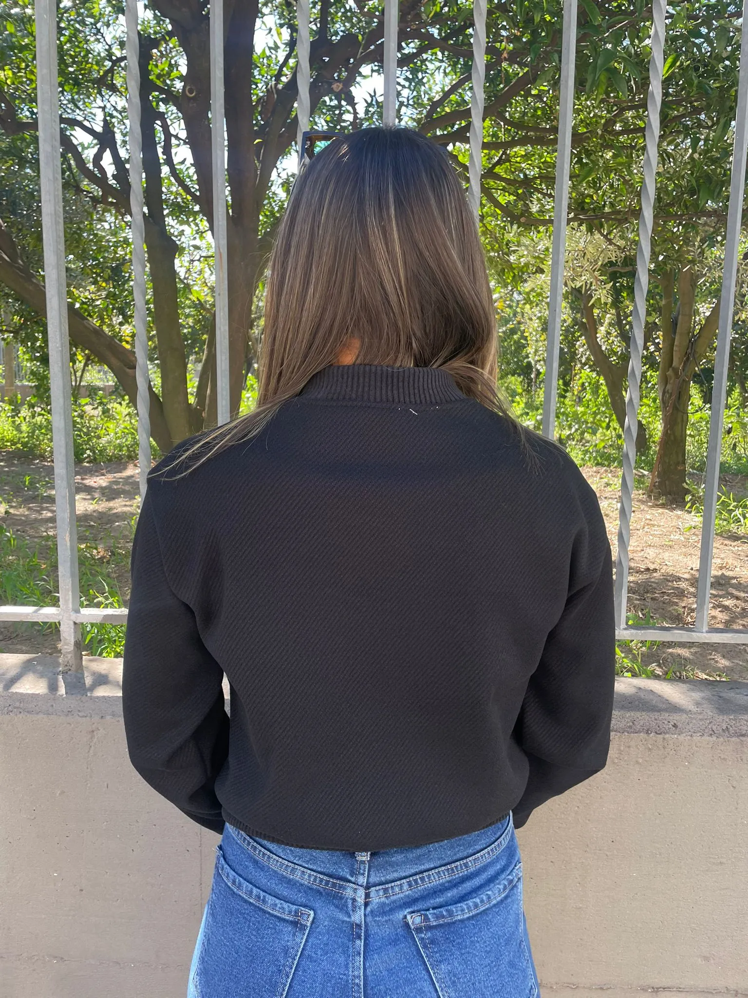 Plain colored retro jacket