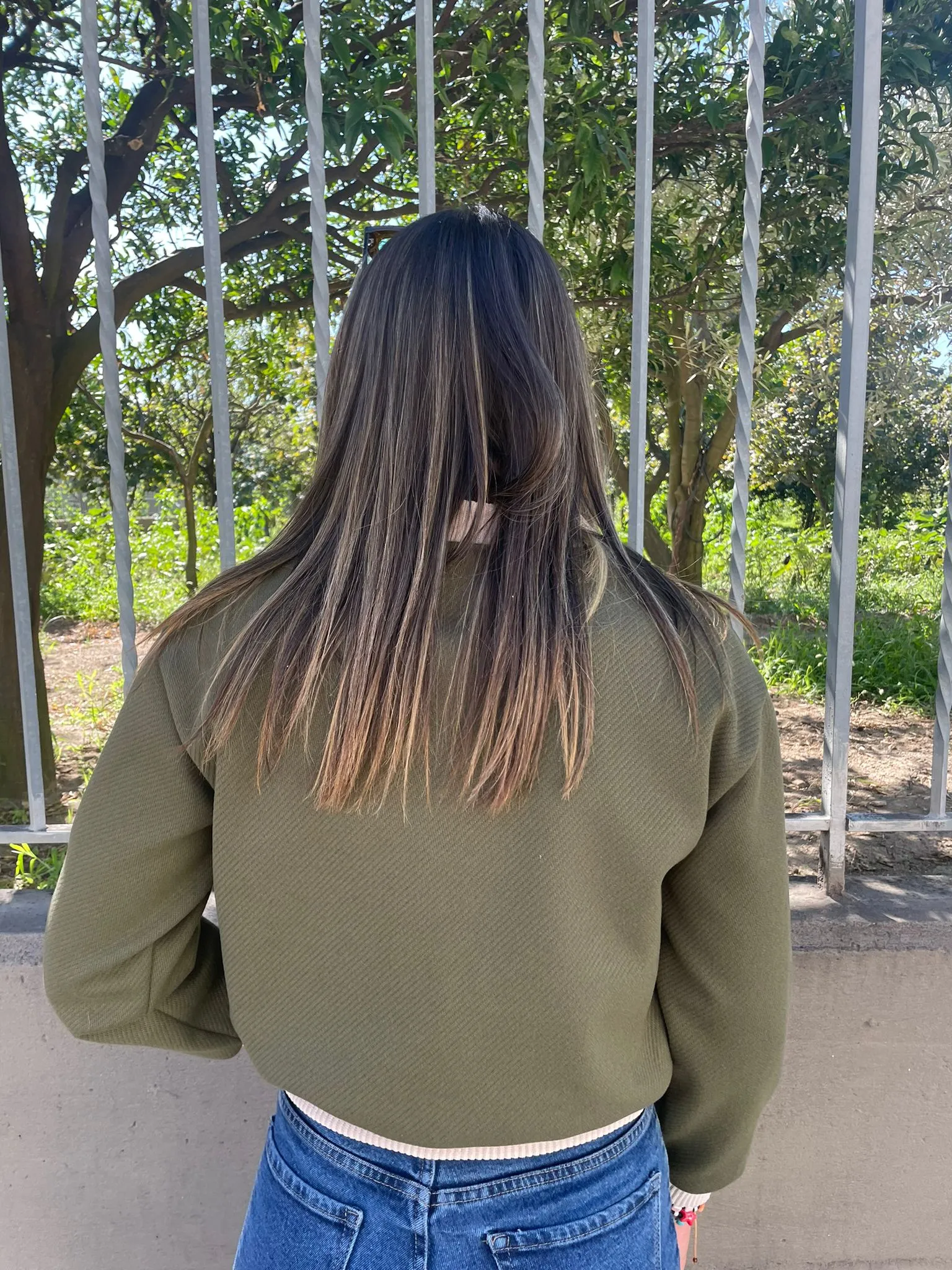 Plain colored retro jacket