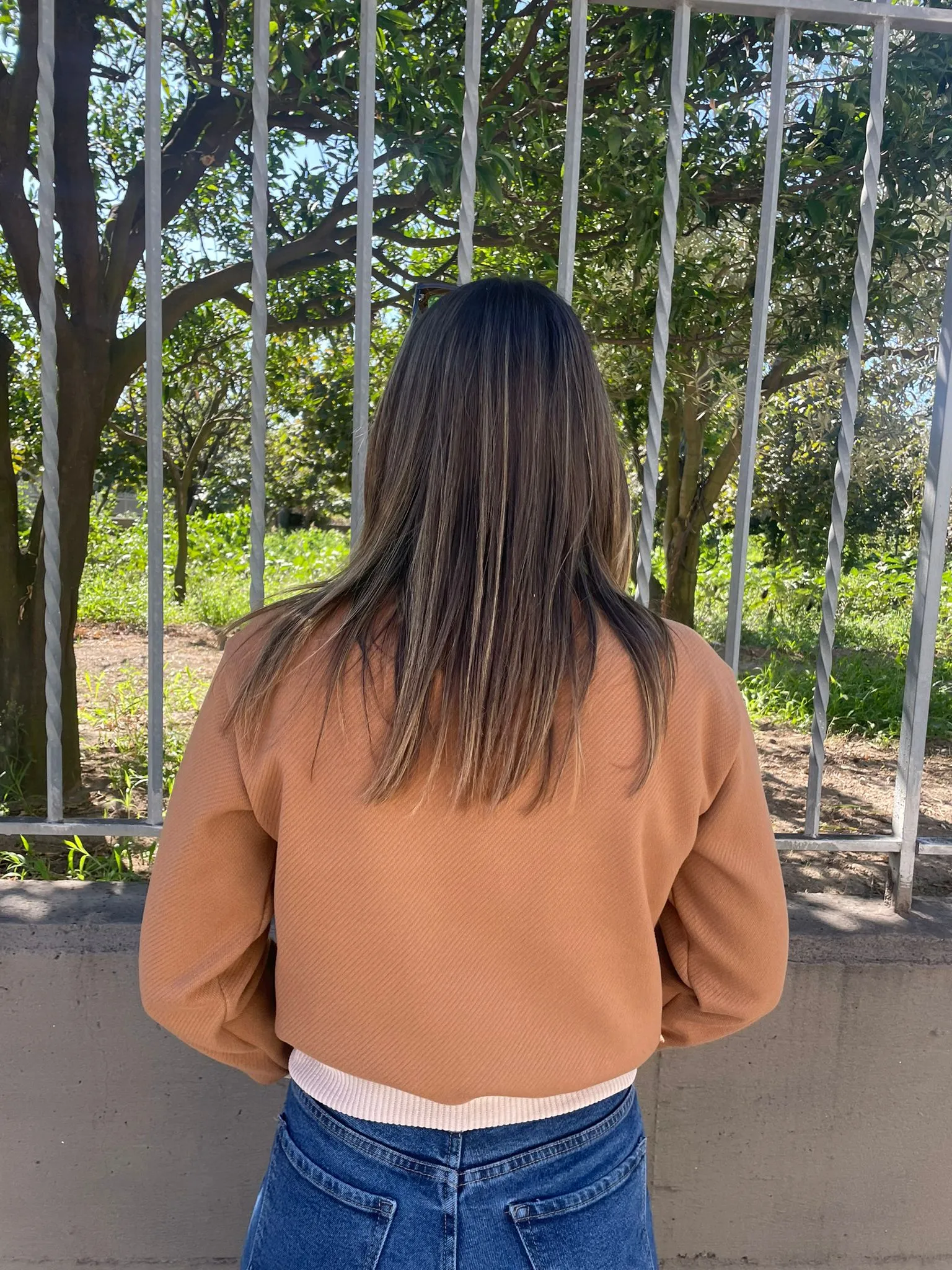 Plain colored retro jacket