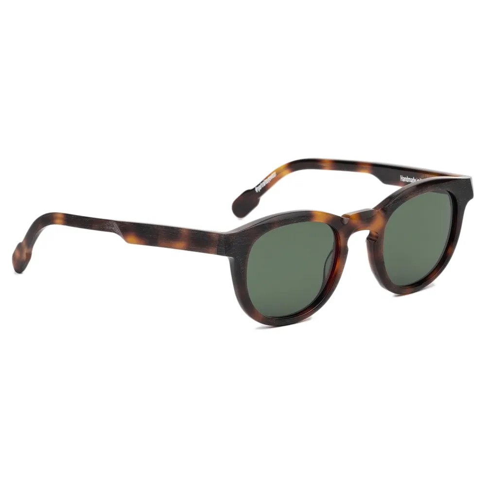 Portrait Eyewear - The Mentor Tartaruga Classica - Occhiali da Sole - Realizzati a Mano in Italia
