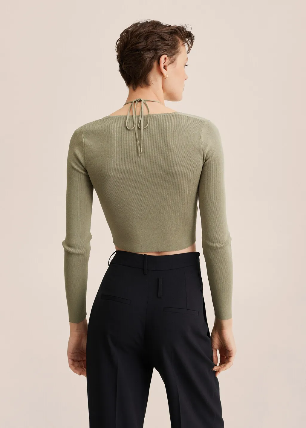 Pullover dettaglio increspato