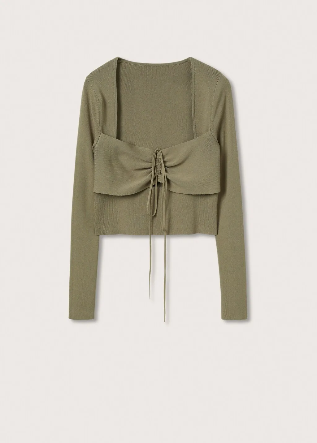 Pullover dettaglio increspato