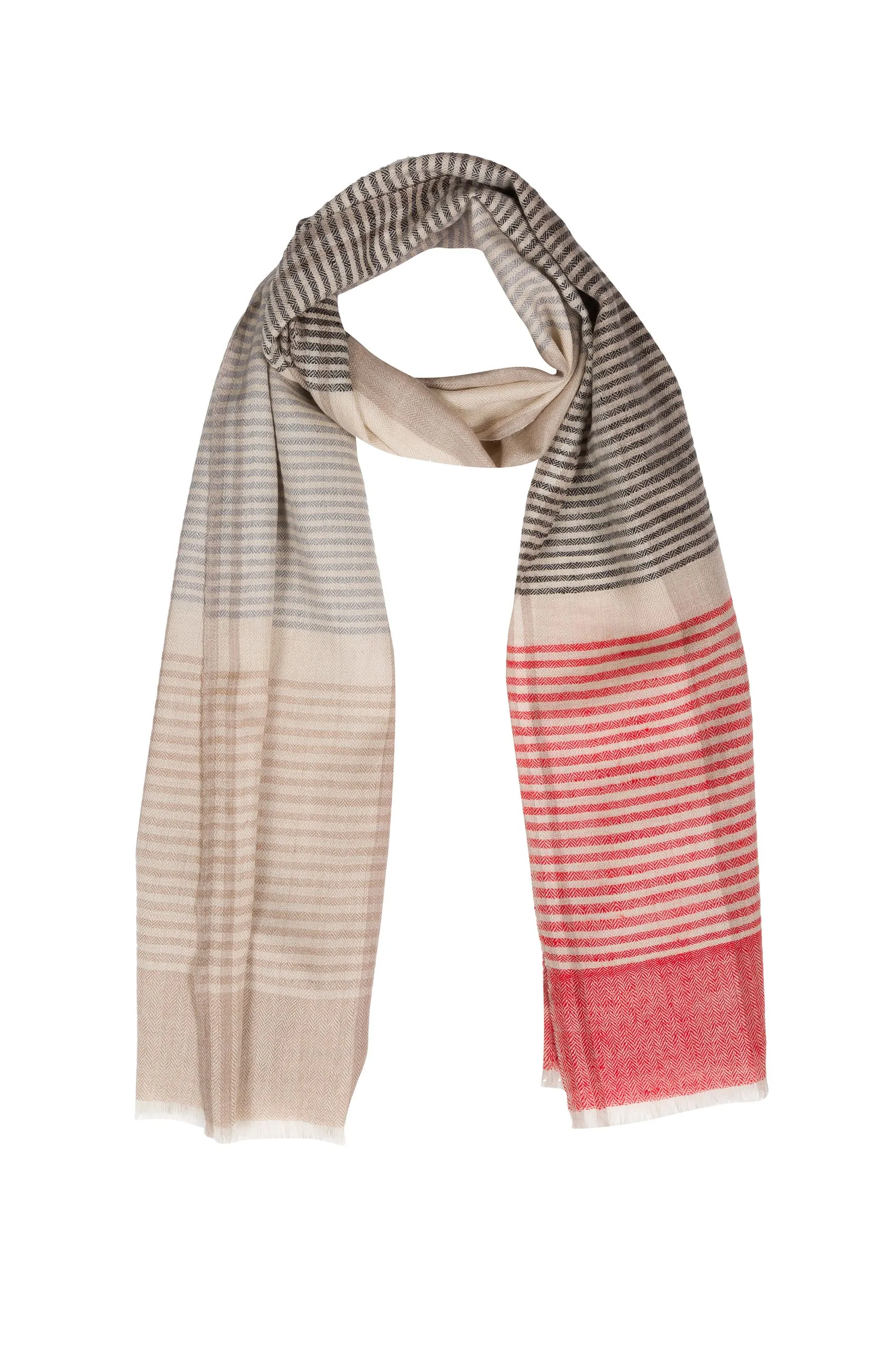 Pure Luxuries London - Neptune - Sciarpa in cachemire e lana merino