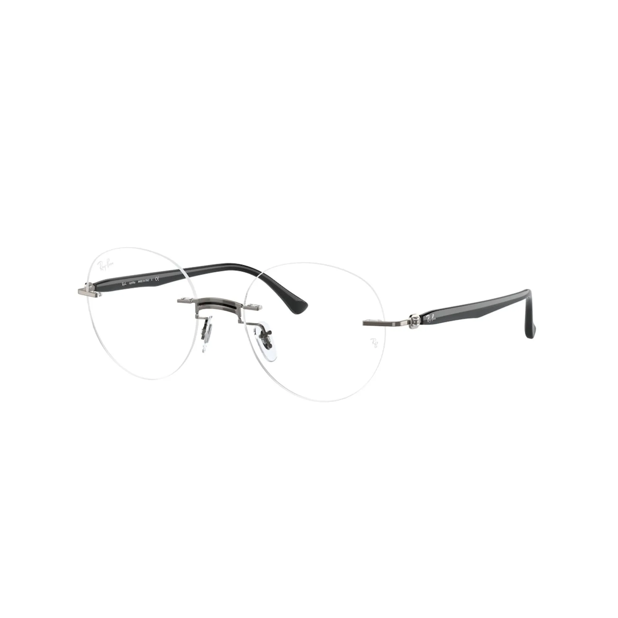   Ray-Ban RX 8768 - 1230 Nero Su Canna Di Fucile | Occhiale Da Vista Unisex 