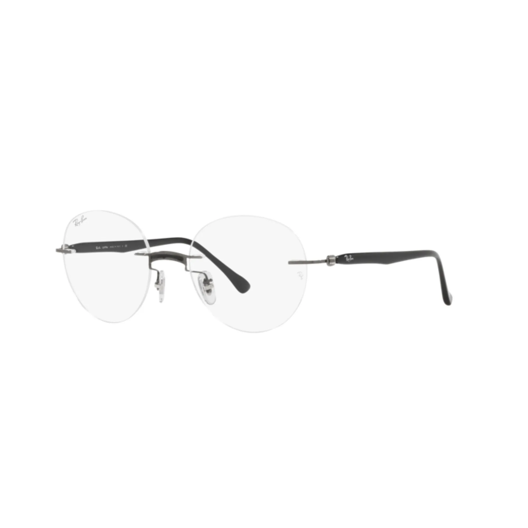   Ray-Ban RX 8768 - 1230 Nero Su Canna Di Fucile | Occhiale Da Vista Unisex 
