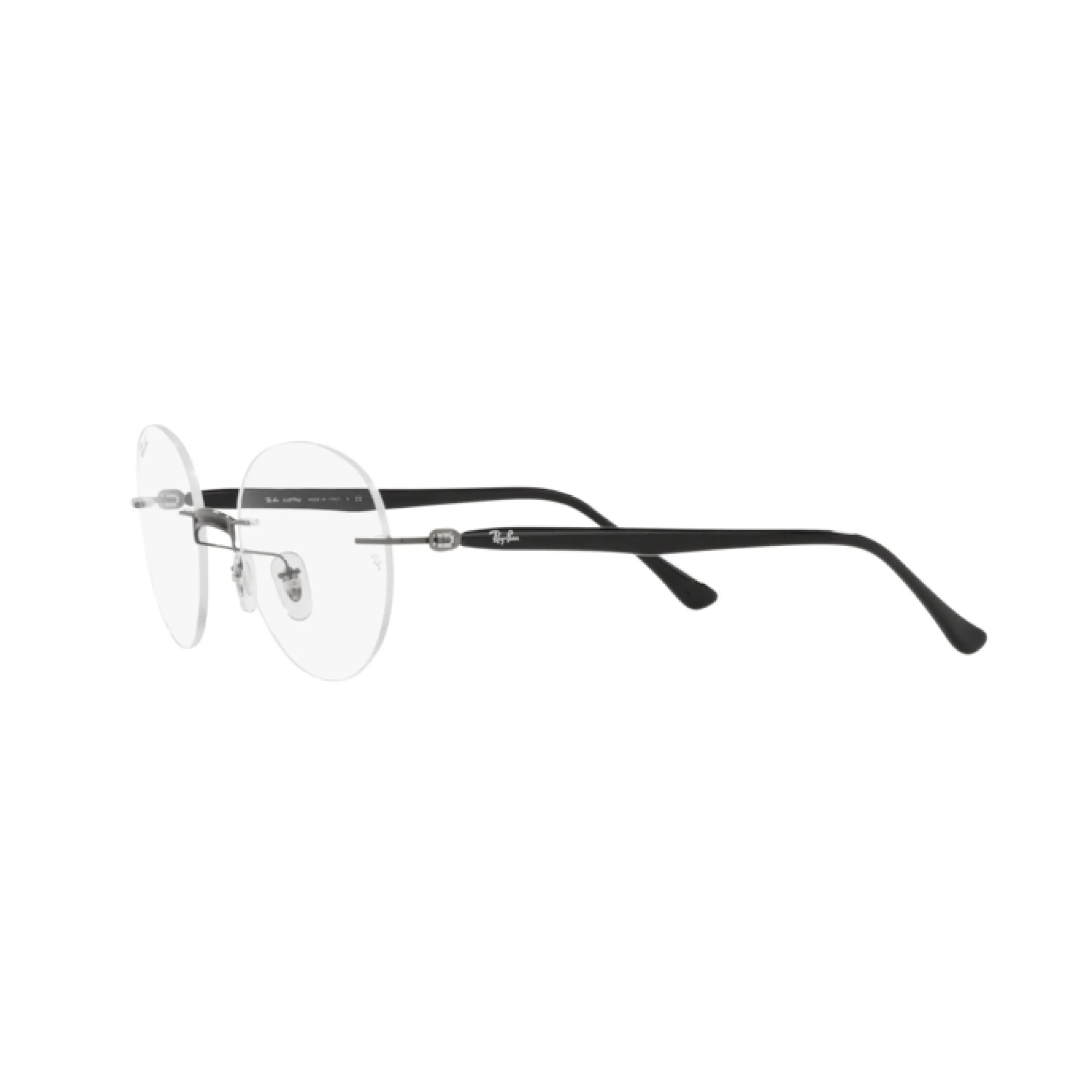   Ray-Ban RX 8768 - 1230 Nero Su Canna Di Fucile | Occhiale Da Vista Unisex 