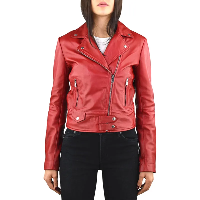 Red Leather Sensitive PINKO Nail