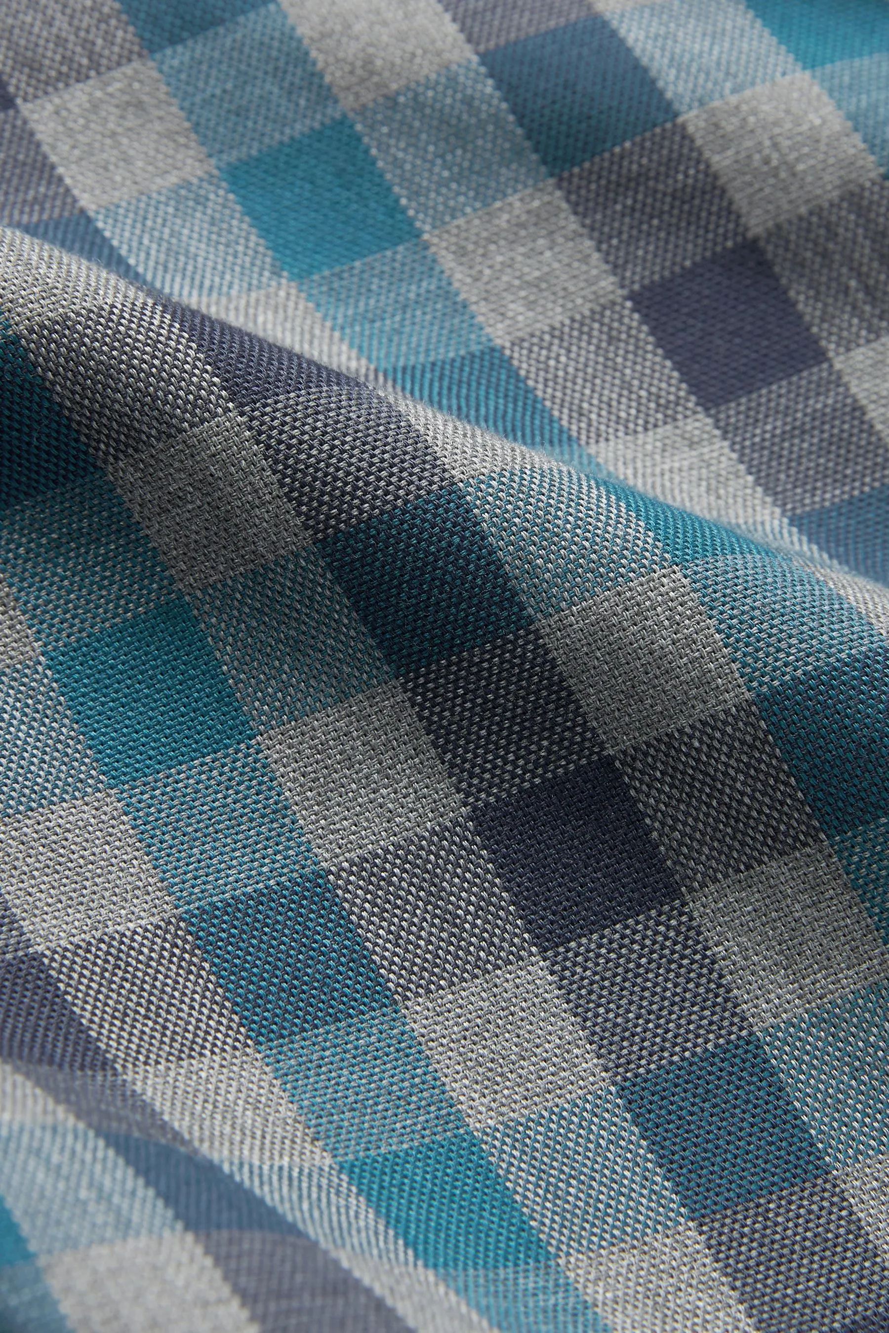 Regular - Fit Easy Iron Camicia Oxford a Maniche Lunghe con Polsino Singolo Con Colletto Button Down    