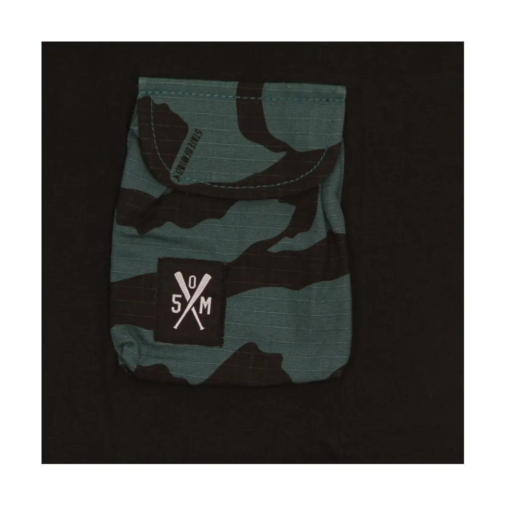 retrofuture combat tee in teal camo for men