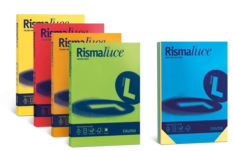 Rismaluce - carta e cartoncini 90 g - A4 - verde 60 300 fogli