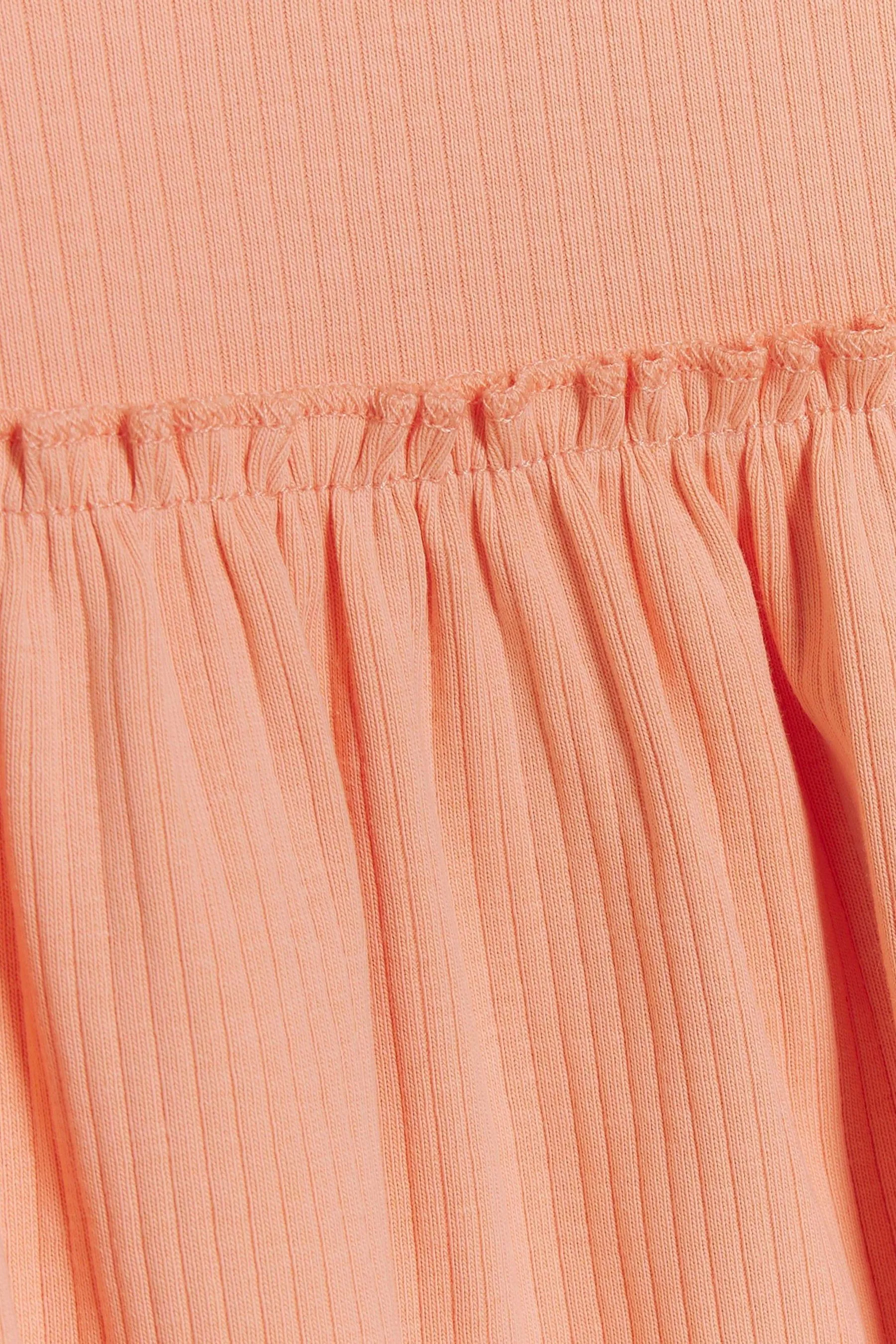 River Island Girls - Completo shorts e top con peplo a coste    
